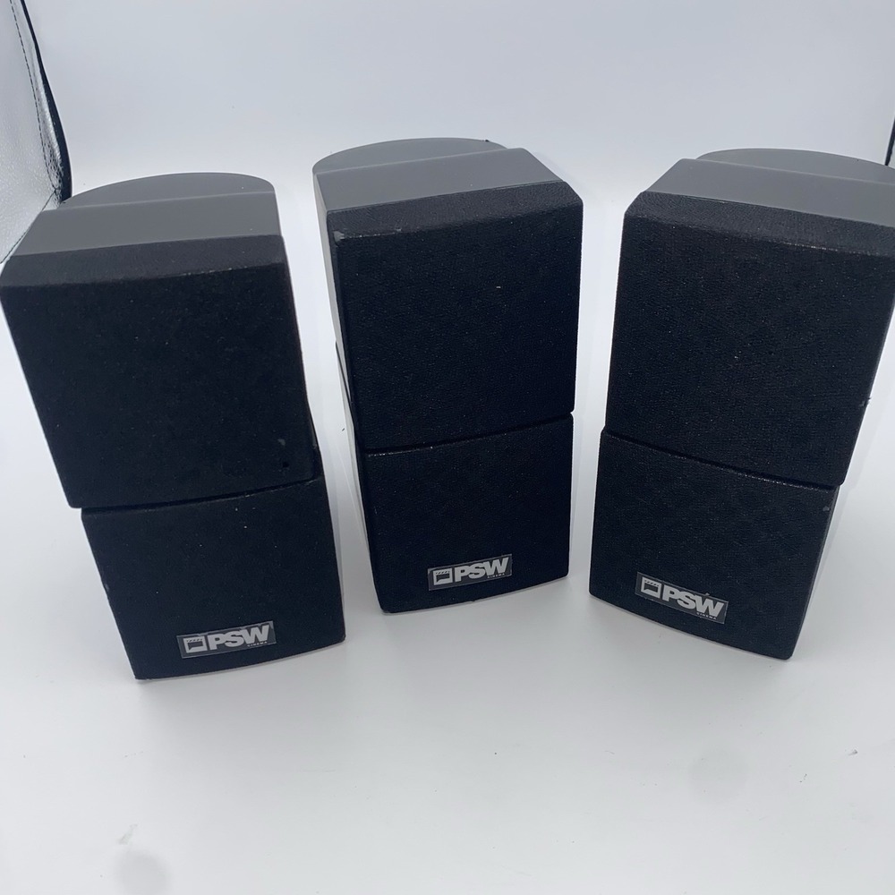 LOT 3 PSW CINEMA S4 DOUBLE DIRECTIONAL SPEAKERS 5.1 HD HOME THEATER
